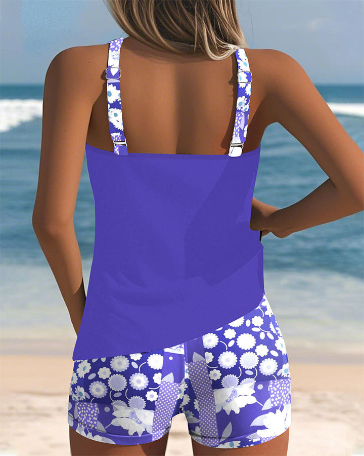 Stella | Classic Printed Swimsuit Set