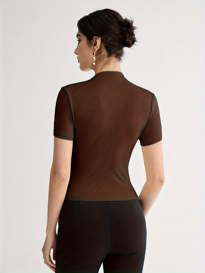Larissa | Refined Mock-Neck Top