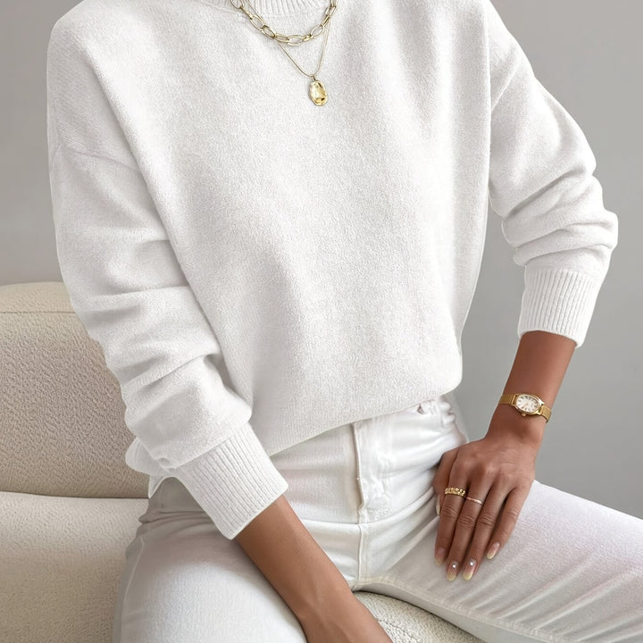 Annika | Refined Mock Neck Sweater