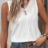 Juniper | Eyelet Sleeveless Tank Top