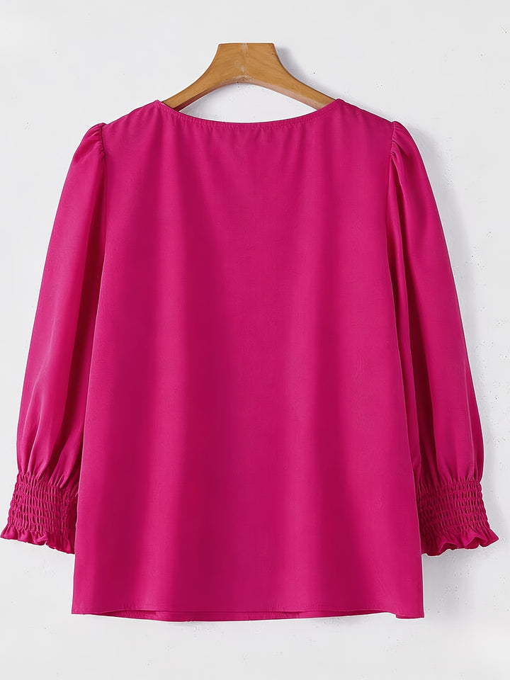 Maren | Refined Puff-Sleeve Blouse