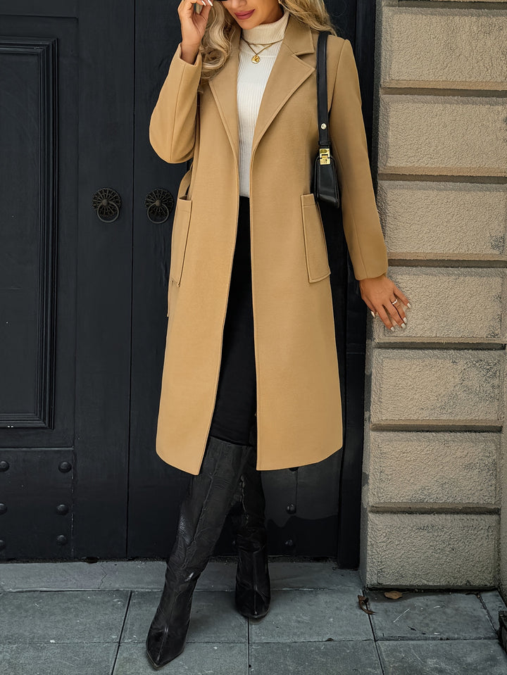 Loretta | Belted Longline Coat