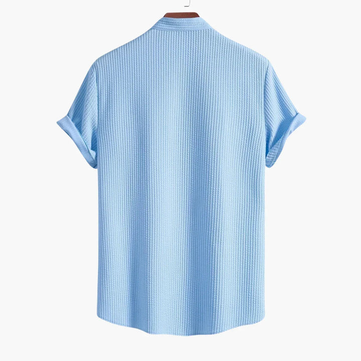 Simon | Elegant Stand Collar Shirt