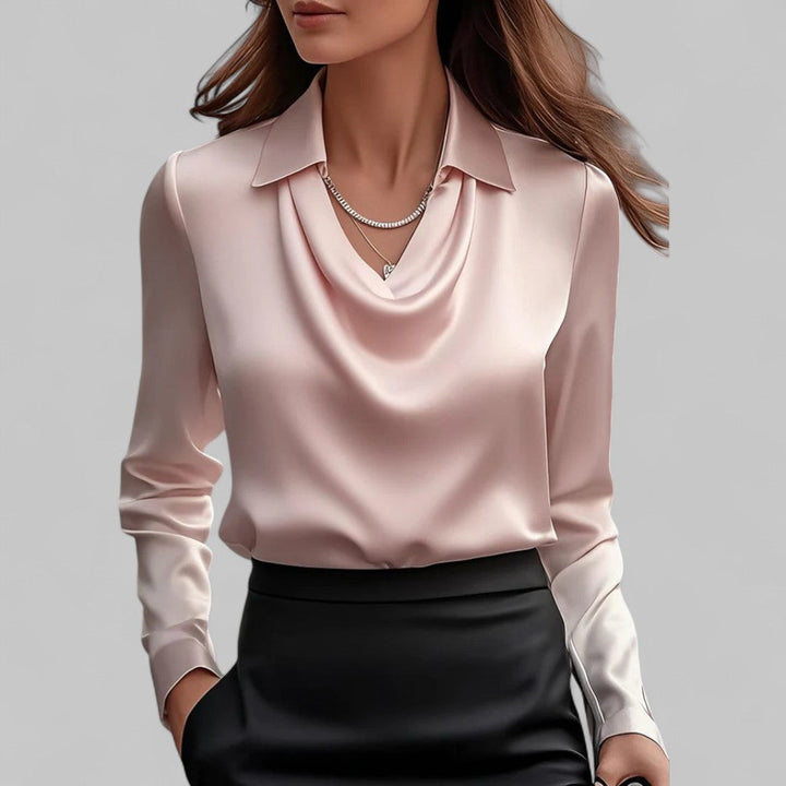 Claire | Elegant Satin Blouse
