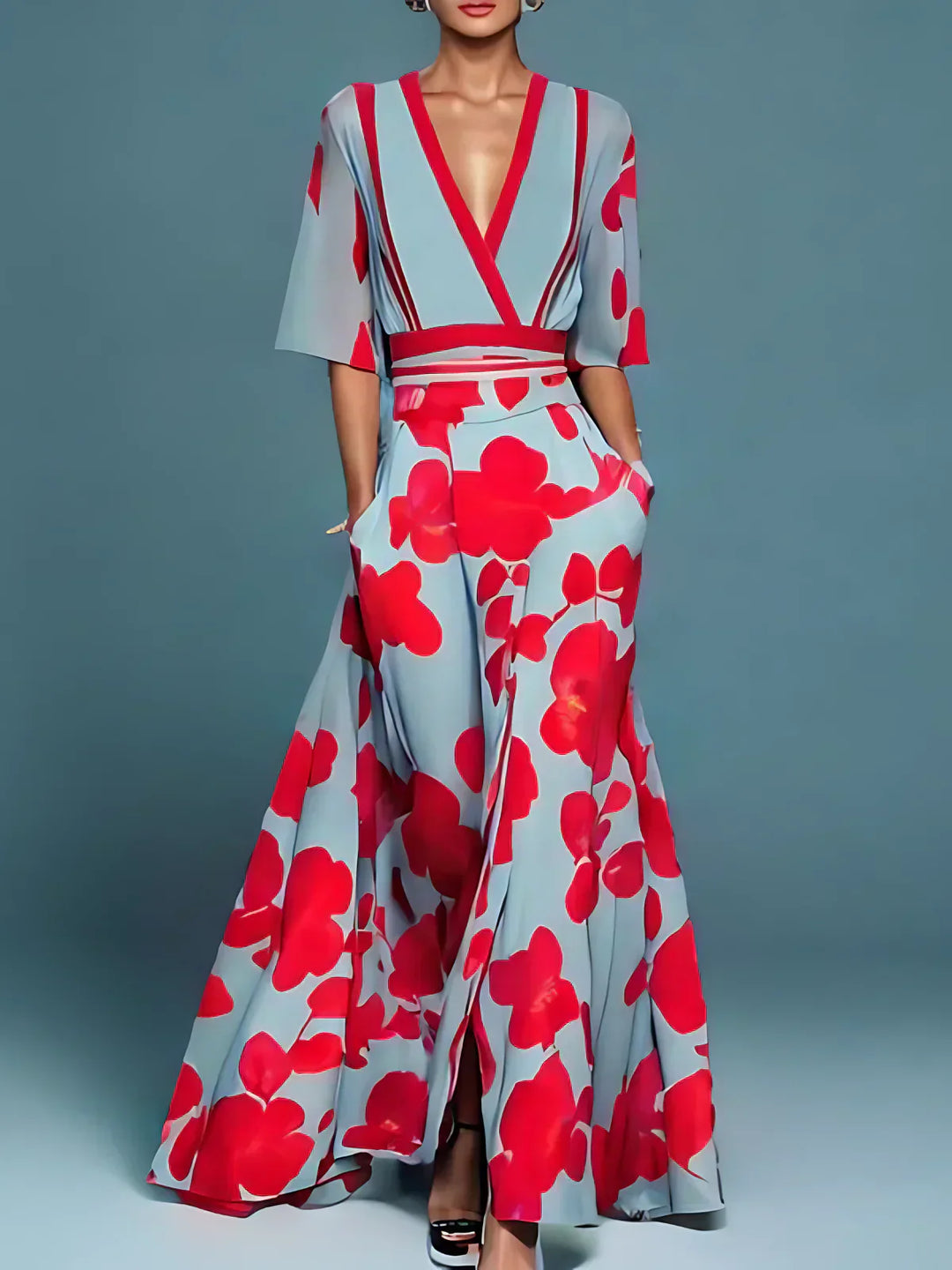Elisa | Elegant Floral Everyday Dress