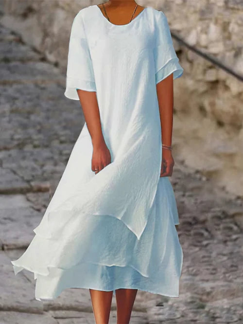 Senna | Elegant Double Layer Dress