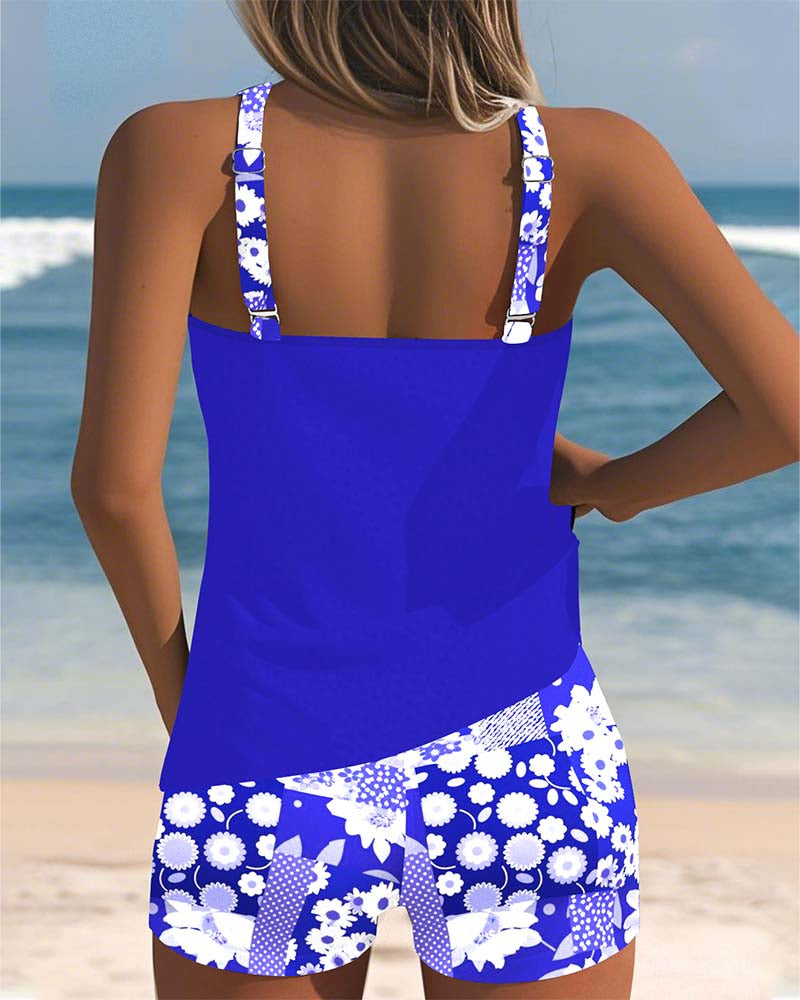 Stella | Classic Printed Swimsuit Set