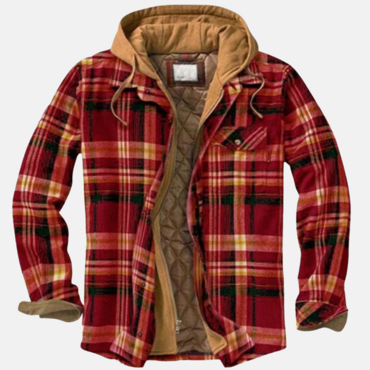 Clayton | Rugged Hooded Plaid Jacket