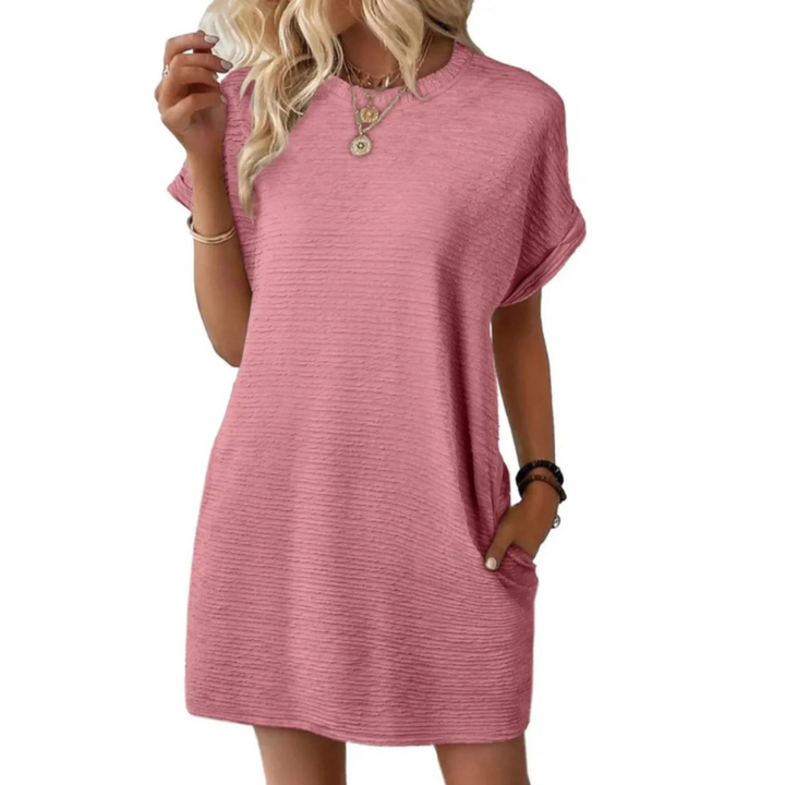 Tiffany | Classic Round Neck Summer Dress