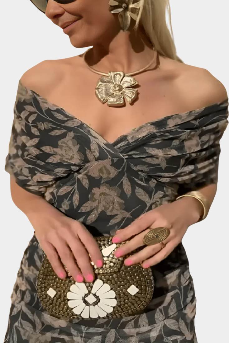 Victoria | Elegant Off Shoulder Dress