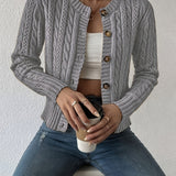 Rosalind | Classic Cable-Knit Cardigan