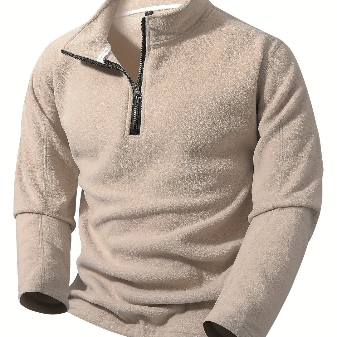 Foster | Stand-Collar Half-Zip Pullover