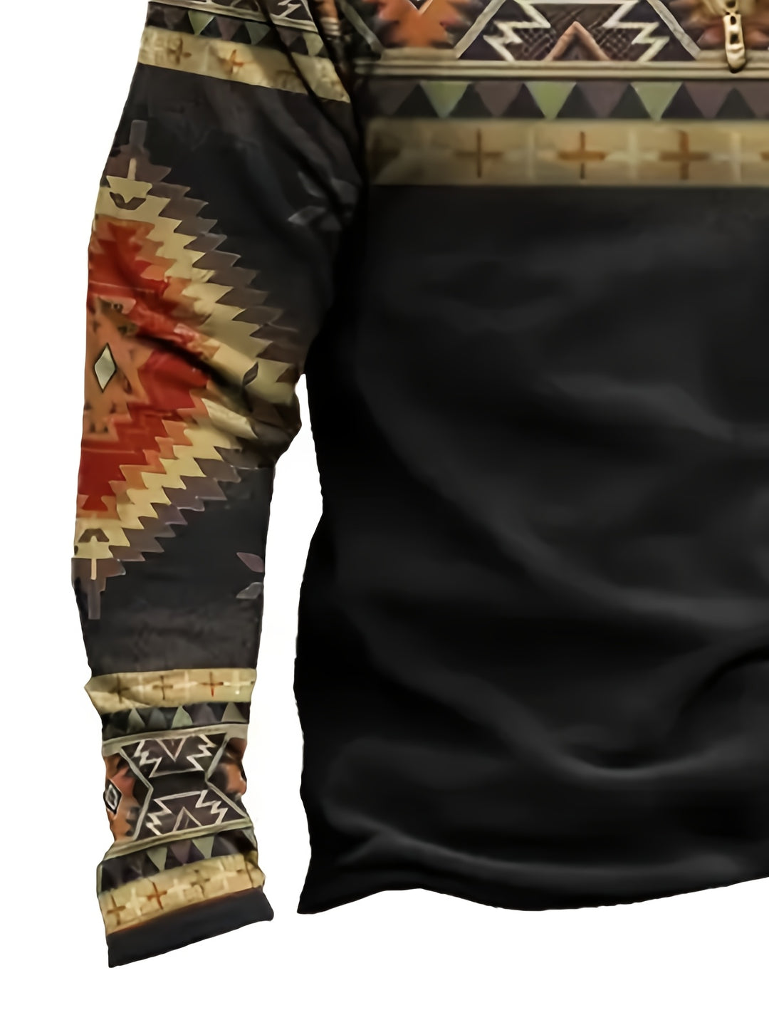 Wade | Southwest-Patterned Half-Zip Pullover