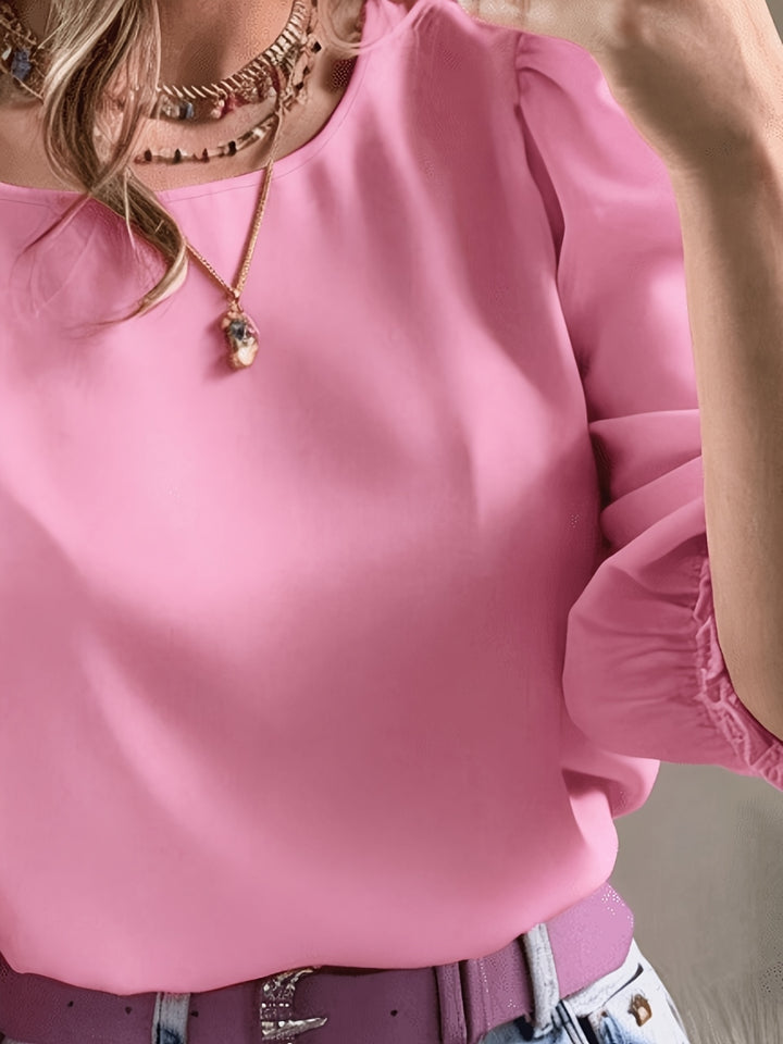 Maren | Refined Puff-Sleeve Blouse