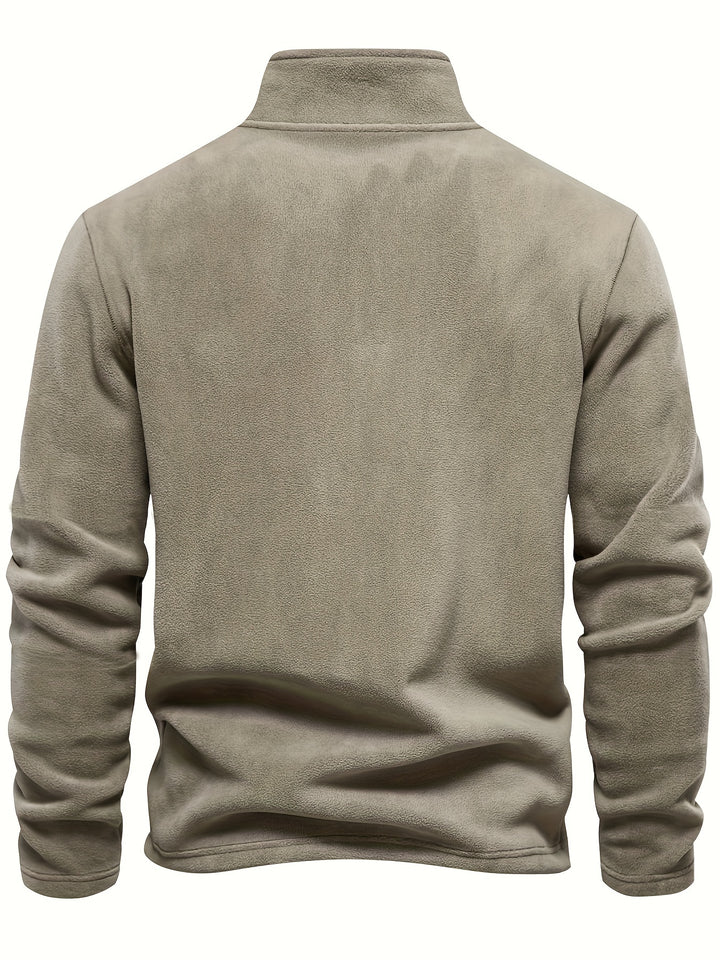 Fletcher | Stand-Collar Half-Zip Pullover