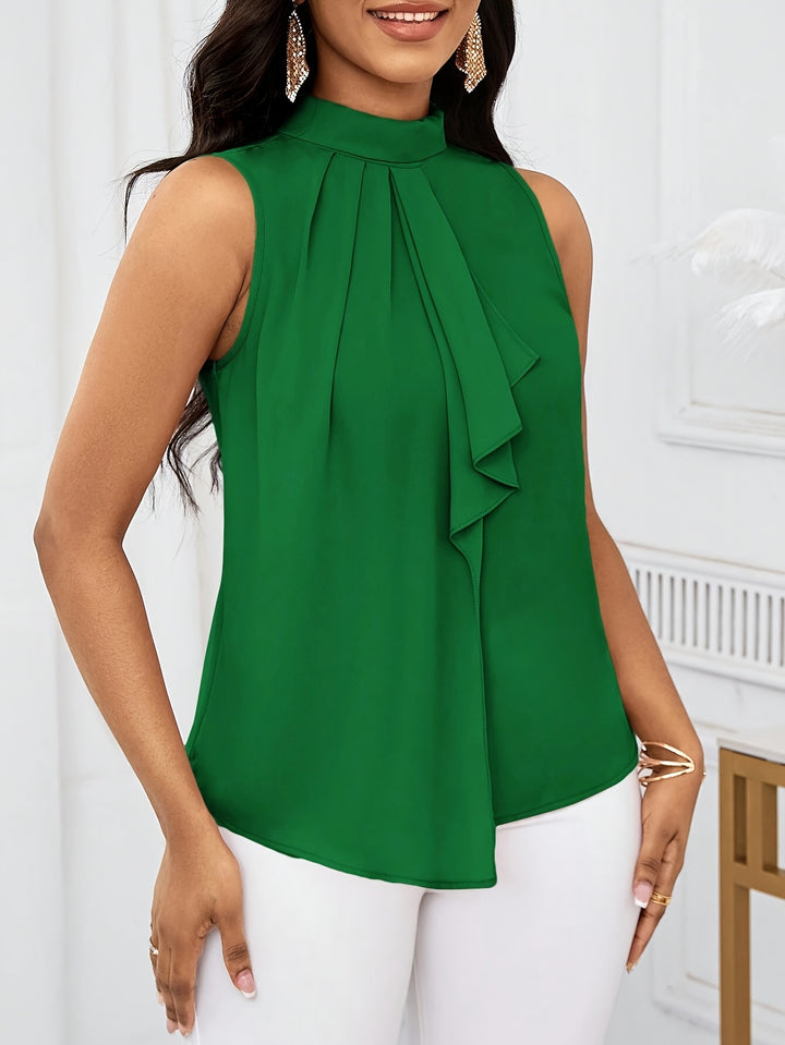 Colleen | Bow-Tie Sleeveless Blouse