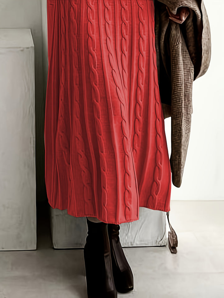 Gemma | Textured Knit Maxi Dress
