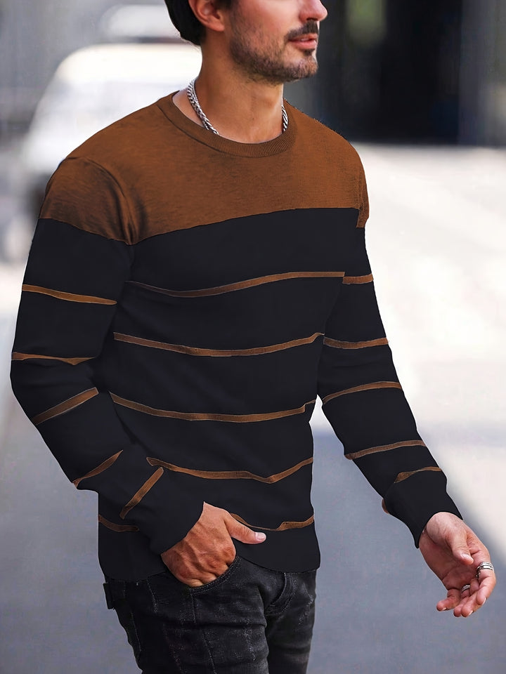 Bennington | Classic Striped Crew Neck Sweater