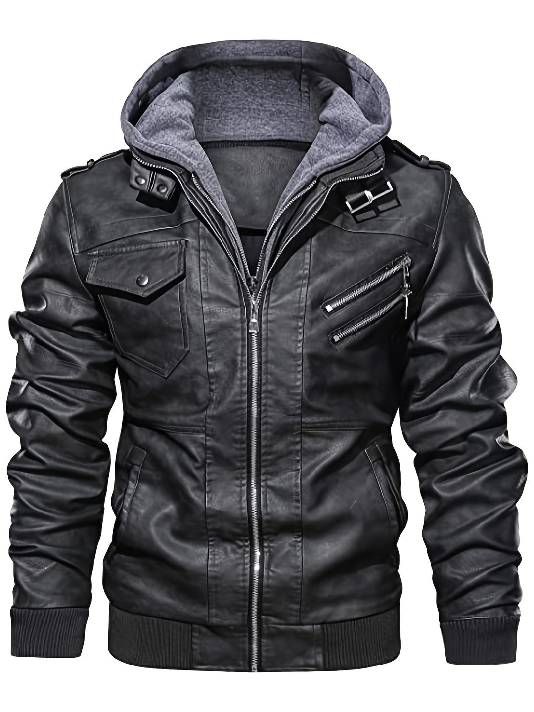Killian | Hooded Biker Jacket