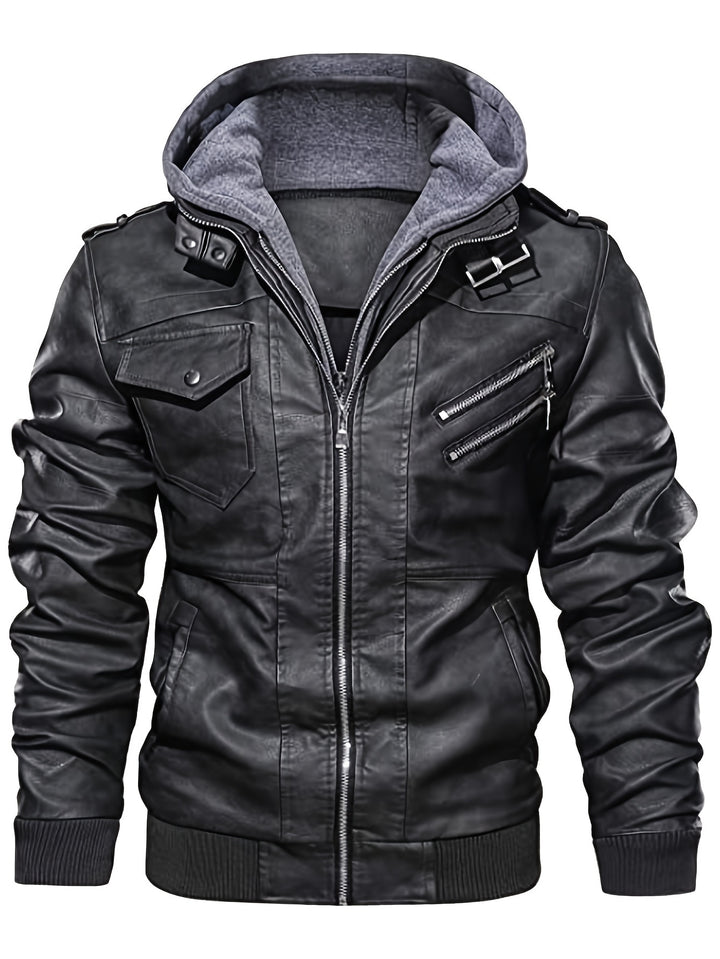 Killian | Hooded Biker Jacket