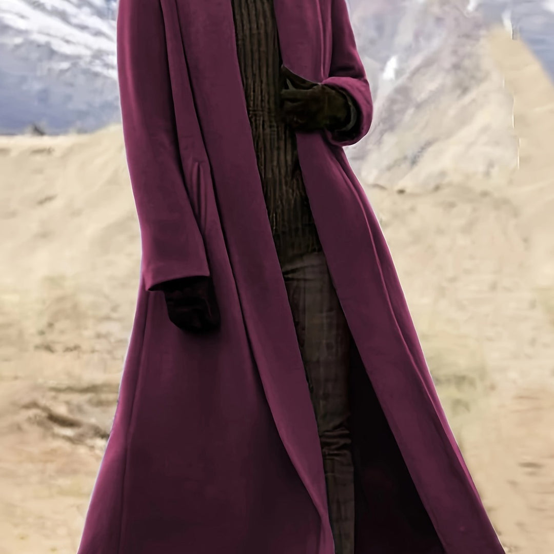 Tabitha | Floor-Length Draped Coat