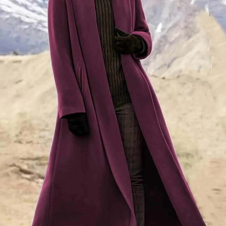 Tabitha | Floor-Length Draped Coat