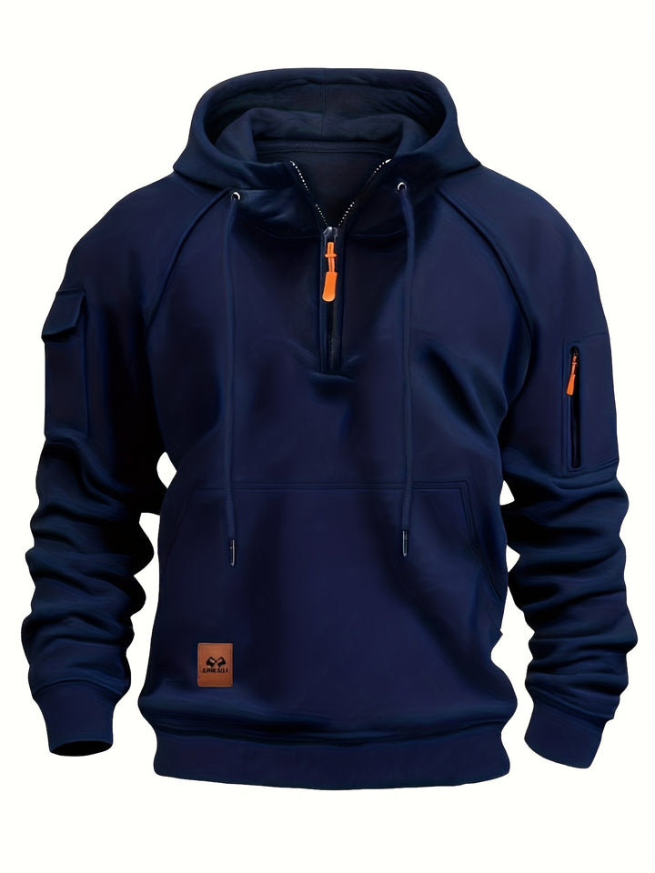 Brennan | Rugged Quarter-Zip Hoodie