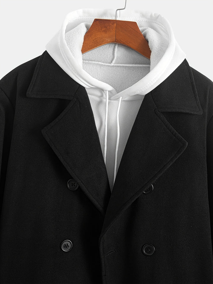 Reginald | Double-Breasted Tailored Overcoat