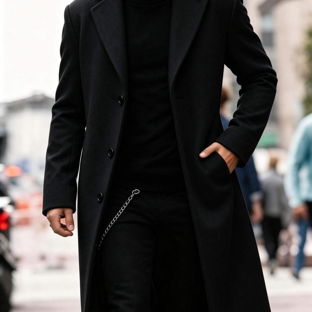 Nathanael | Tailored Longline Overcoat