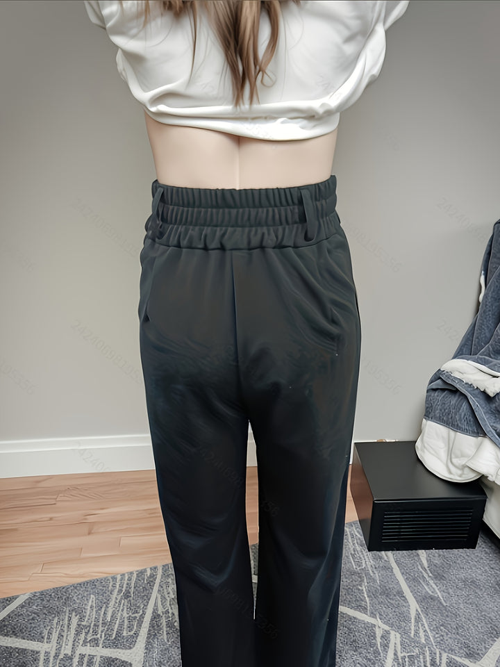 Penelope | High-Waisted Wide-Leg Trousers