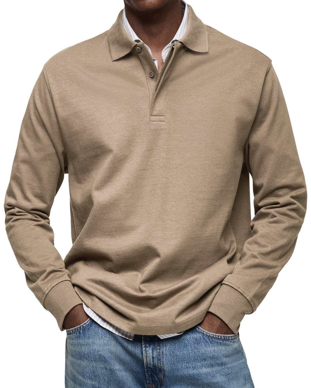 Tony | Long Sleeve Casual Polo