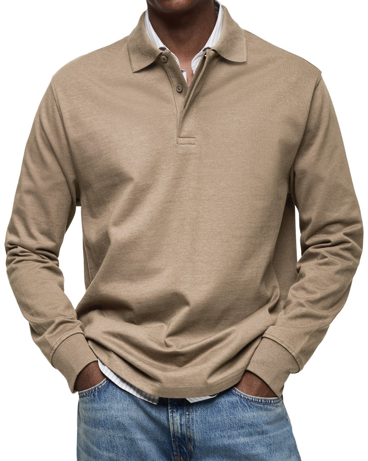 Tony | Long Sleeve Casual Polo