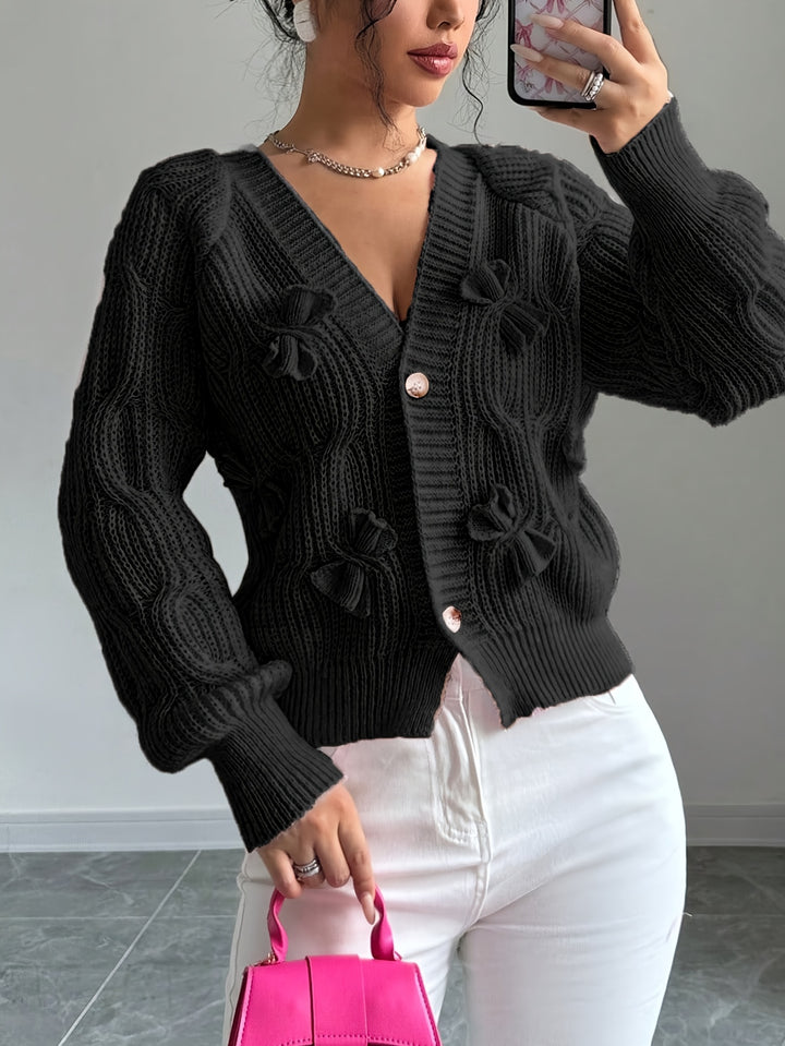 Margot | Soft Bow-Detail Cardigan