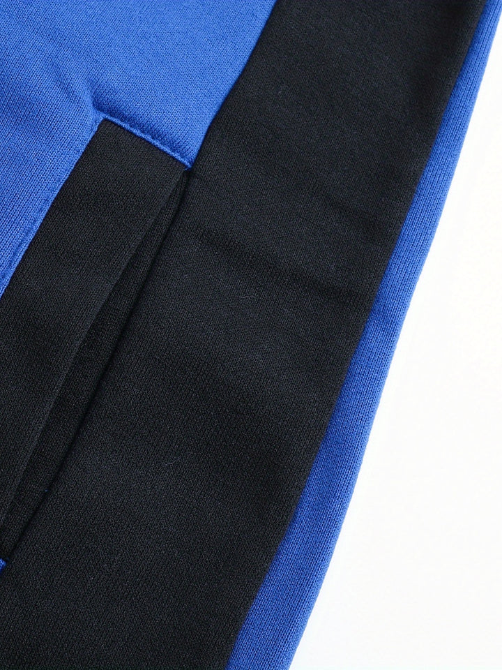 Carter | Color Block Zip-Up Hooded Jacket