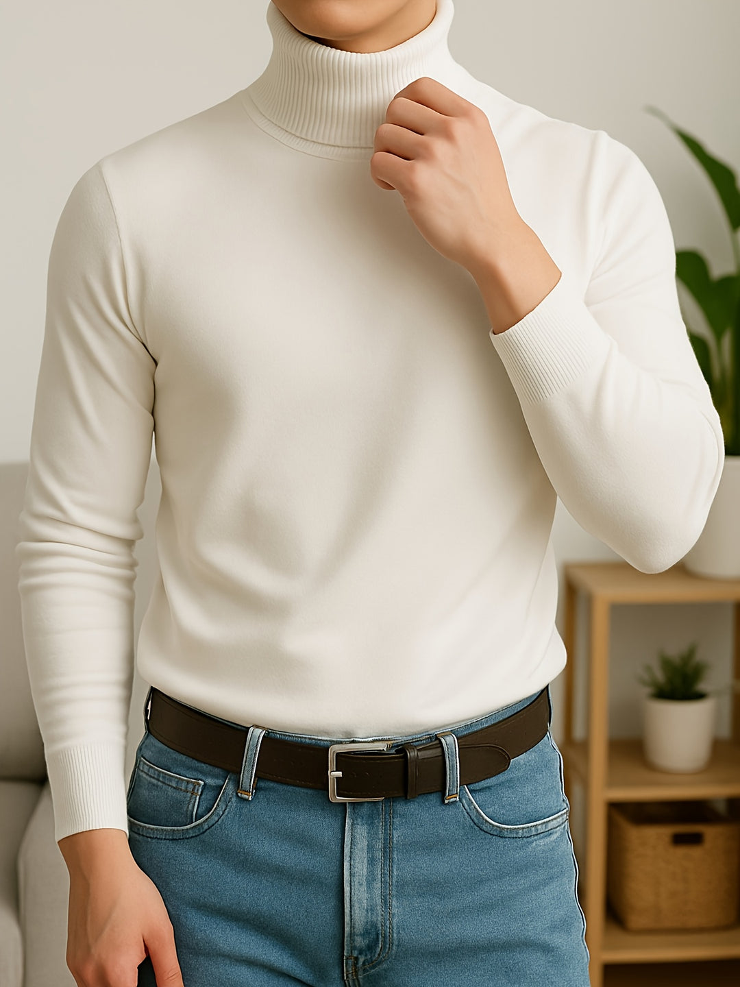 Harvey | Refined High-Neck Sweater