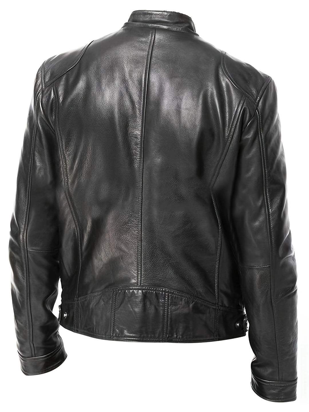 Bruno | Classic Stand-Collar Moto Jacket