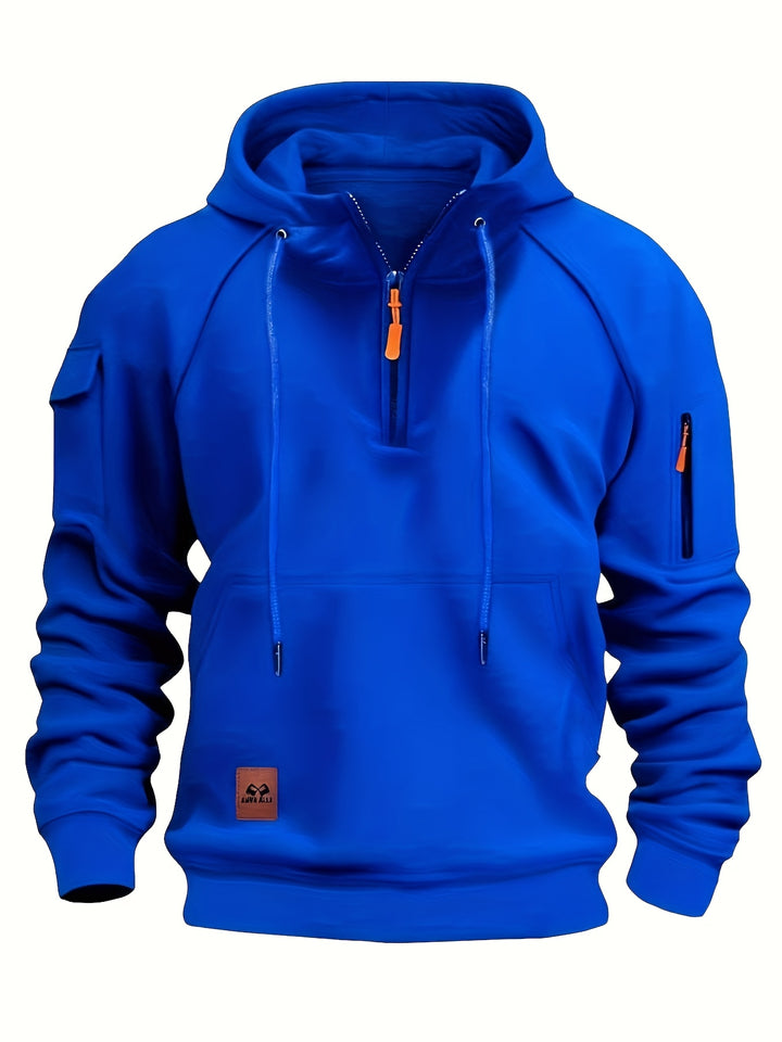 Brennan | Rugged Quarter-Zip Hoodie