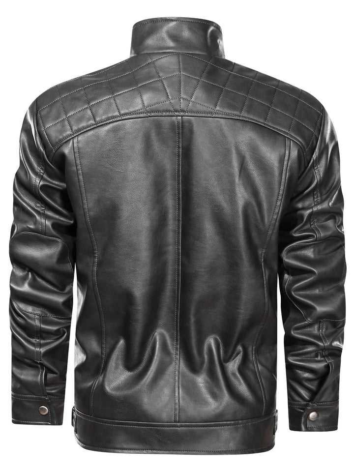 Declan | Stand-Collar Biker Jacket