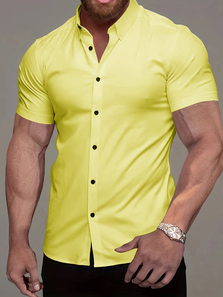 Lucas | Refined Short-Sleeve Button Shirt
