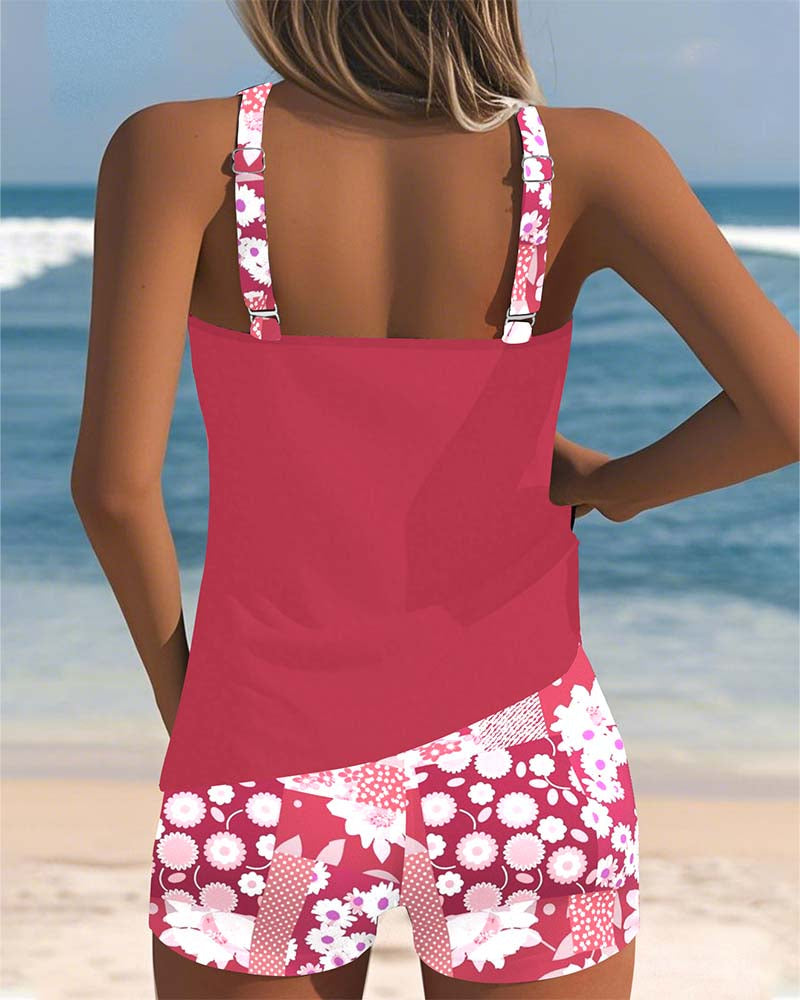 Stella | Classic Printed Swimsuit Set