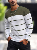 Bennington | Classic Striped Crew Neck Sweater