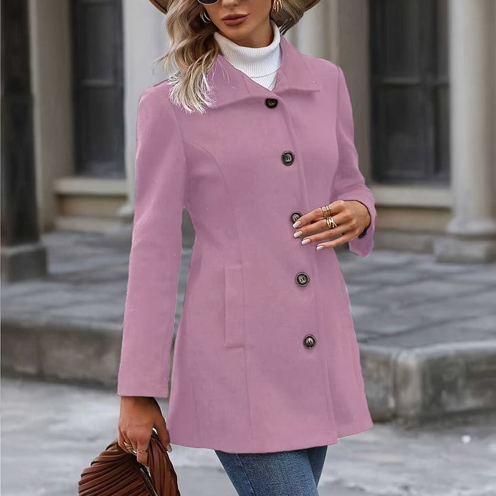 Vivian | Refined Stand-Collar Coat