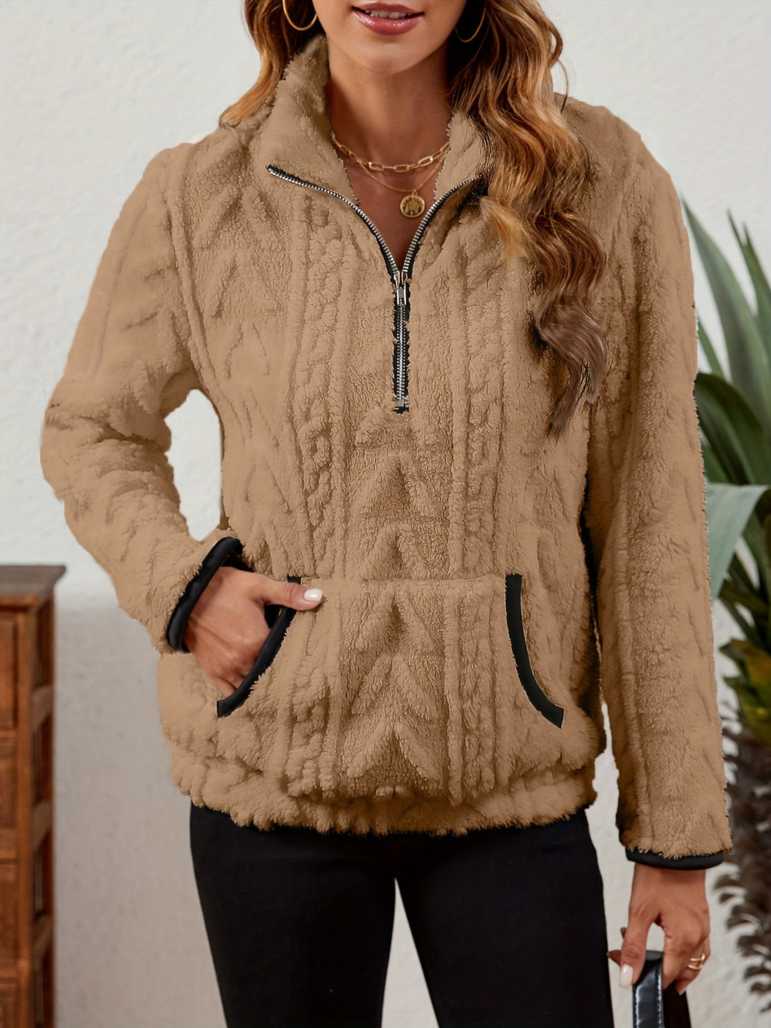 Regina | Cozy Half-Zip Pullover