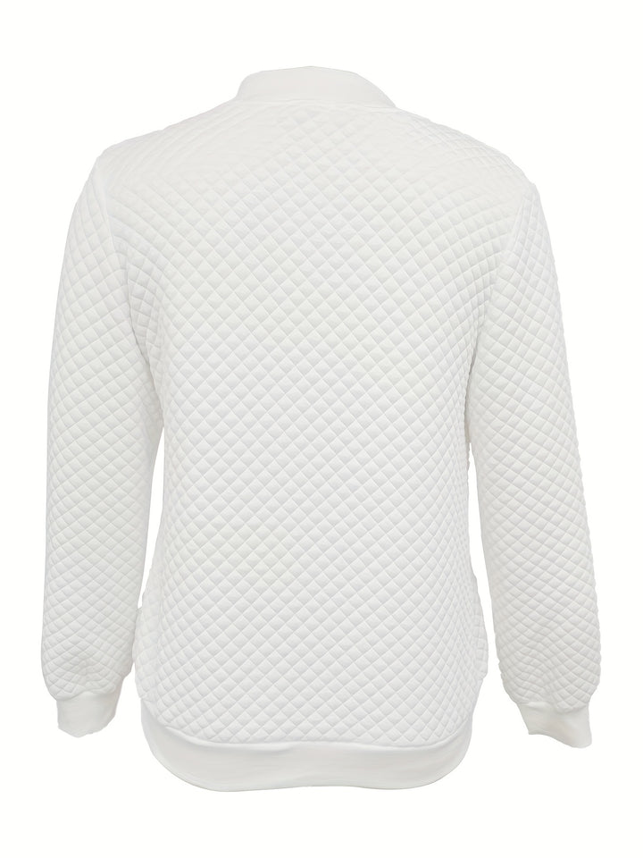 Annette | Textured Zip-Front Jacket