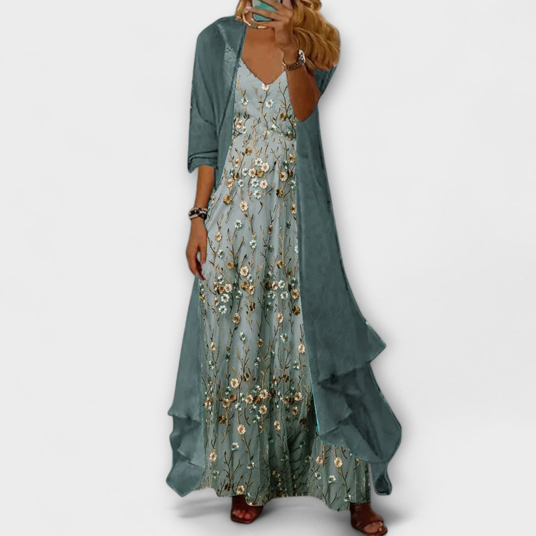 Diana | Elegant Maxi Dress Set