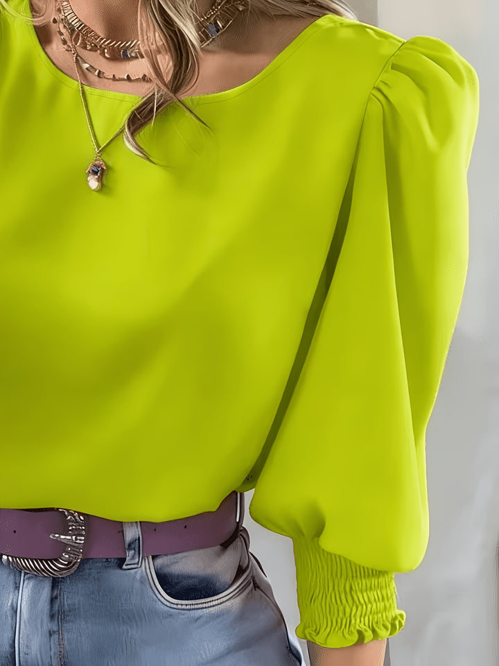 Maren | Refined Puff-Sleeve Blouse