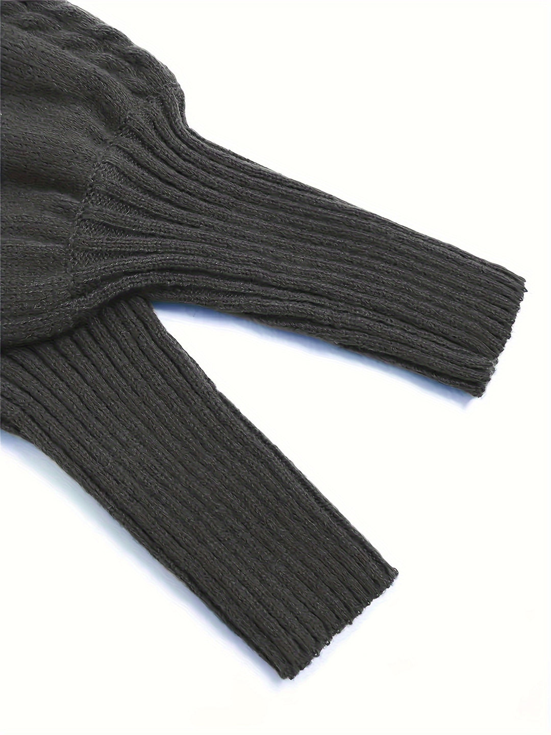 Brooke | Cable-Textured Half-Collar Sweater