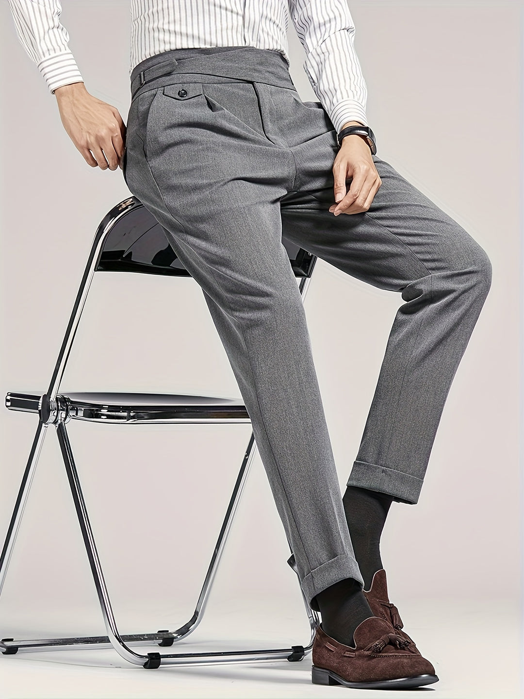 Alaric | Tailored Pleated Trousers