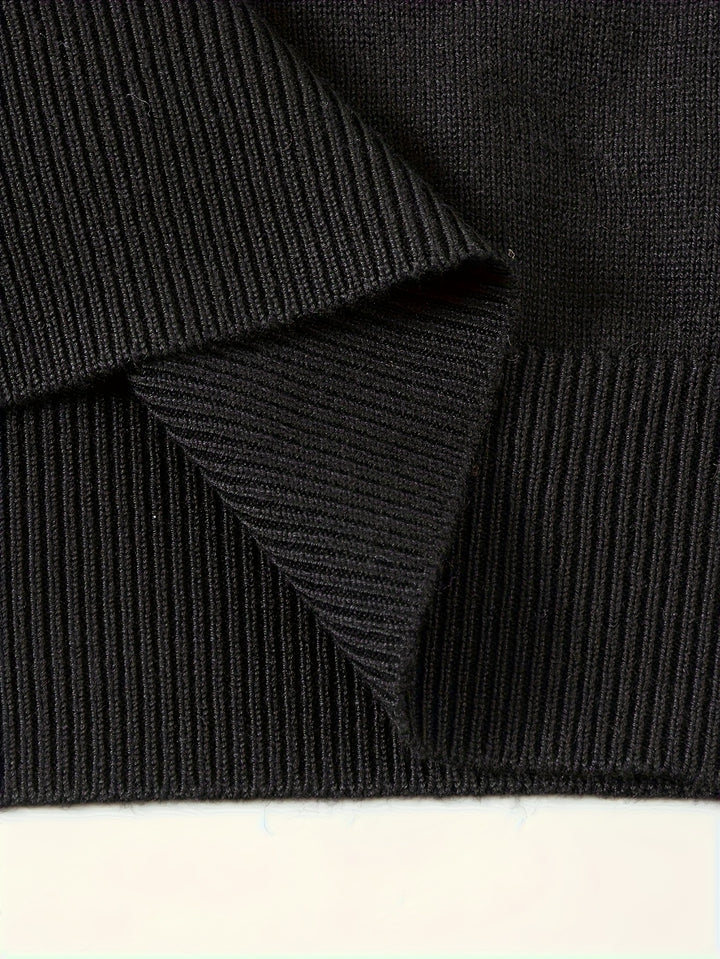 Ford | Refined Zip-Collar Polo Sweater