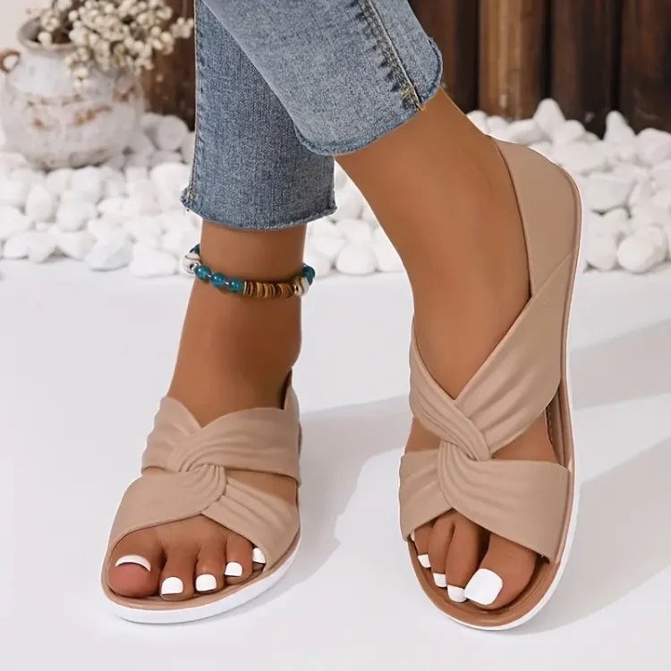 Delphine | Comfort Cross-Strap Sandals